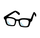 SoftBank eyeglasses emoji image