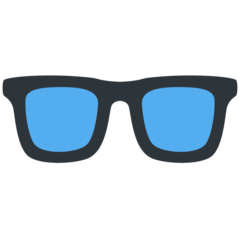 Twitter eyeglasses emoji image