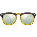 Whatsapp eyeglasses emoji image