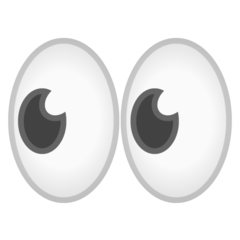 Google eyes emoji image