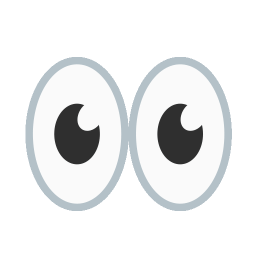Noto Emoji Animation eyes emoji image