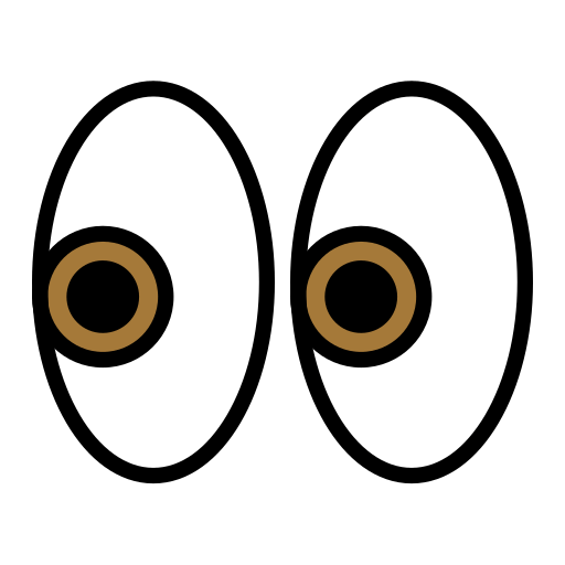 Openmoji eyes emoji image