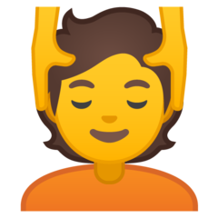 Google face massage emoji image