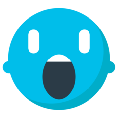 Mozilla face screaming in fear emoji image