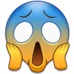 Samsung face screaming in fear emoji image