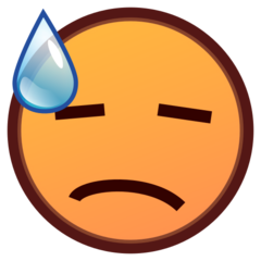 Emojidex face with cold sweat emoji image