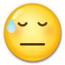 LG face with cold sweat emoji image