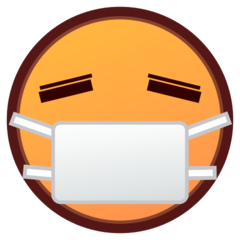 Emojidex face with medical mask emoji image