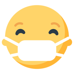 Mozilla face with medical mask emoji image