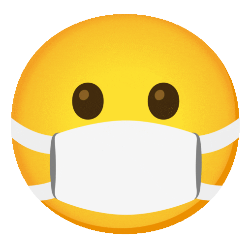 Noto Emoji Animation face with medical mask emoji image