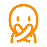 Docomo face with no good gesture emoji image