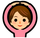 SoftBank face with ok gesture emoji image