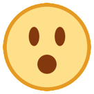HTC face with open mouth emoji image