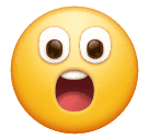 Huawei face with open mouth emoji image