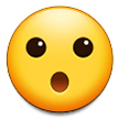 Samsung face with open mouth emoji image