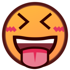 Emojidex face with stuck-out tongue and tightly-closed eyes emoji image