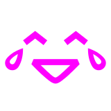 Docomo face with tears of joy emoji image
