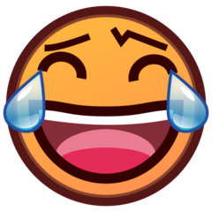 Emojidex face with tears of joy emoji image