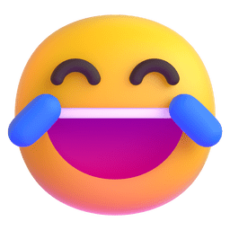 Microsoft Teams face with tears of joy emoji image