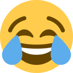 Twitter face with tears of joy emoji image