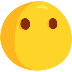 Facebook Messenger face without mouth emoji image