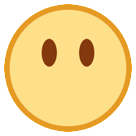 HTC face without mouth emoji image