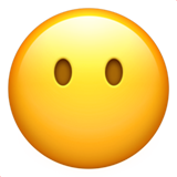IOS/Apple face without mouth emoji image