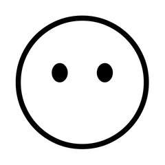 Noto Emoji Font face without mouth emoji image