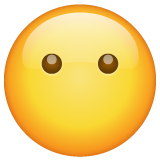 Whatsapp face without mouth emoji image
