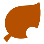 au by KDDI fallen leaf emoji image