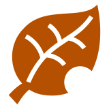 Docomo fallen leaf emoji image
