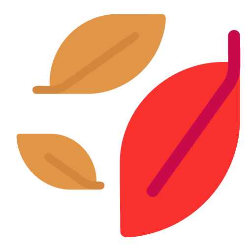 Microsoft fallen leaf emoji image
