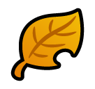 SoftBank fallen leaf emoji image