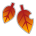 Sony Playstation fallen leaf emoji image