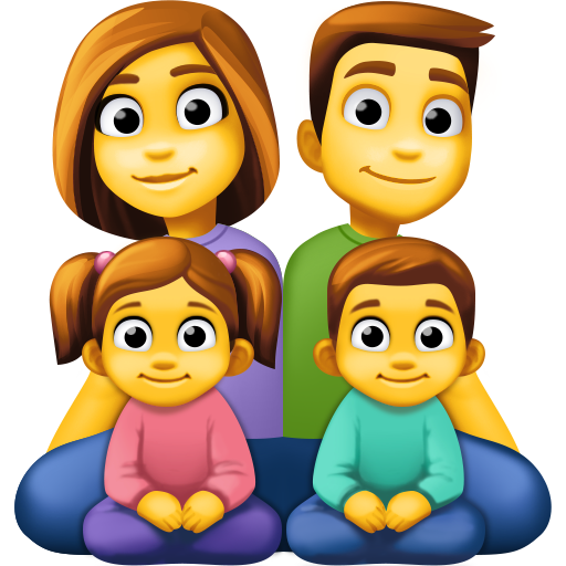 Facebook family emoji image