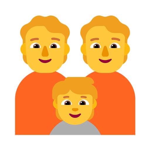 Microsoft family emoji image