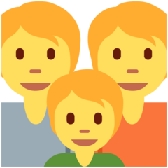 Twitter family emoji image