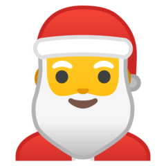 Google father christmas emoji image