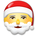 LG father christmas emoji image