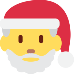 Twitter father christmas emoji image