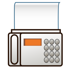 Emojidex fax machine emoji image