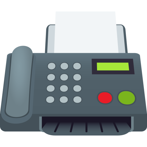 JoyPixels fax machine emoji image