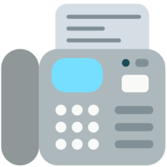 Mozilla fax machine emoji image