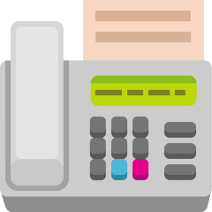 Skype fax machine emoji image
