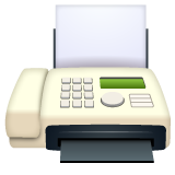 Whatsapp fax machine emoji image
