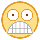 HTC fearful face emoji image