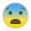 Sony Playstation fearful face emoji image