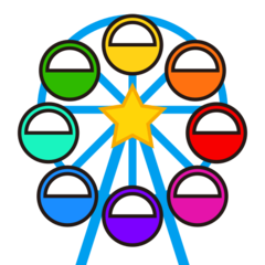 Emojidex ferris wheel emoji image