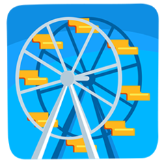 Facebook Messenger ferris wheel emoji image