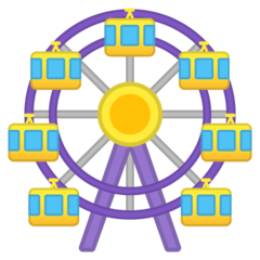 Google ferris wheel emoji image